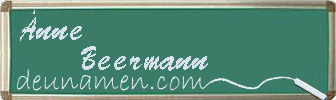 Änne Beermann Visitenkarte